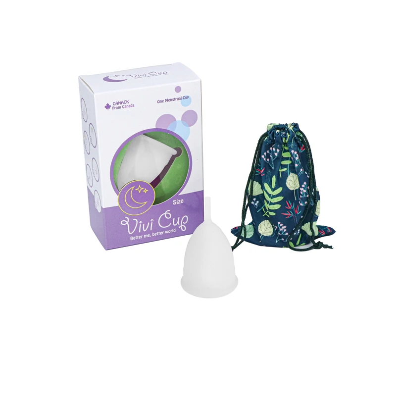 High quality customized 100% medical silicone menstrual copa menstrual cup