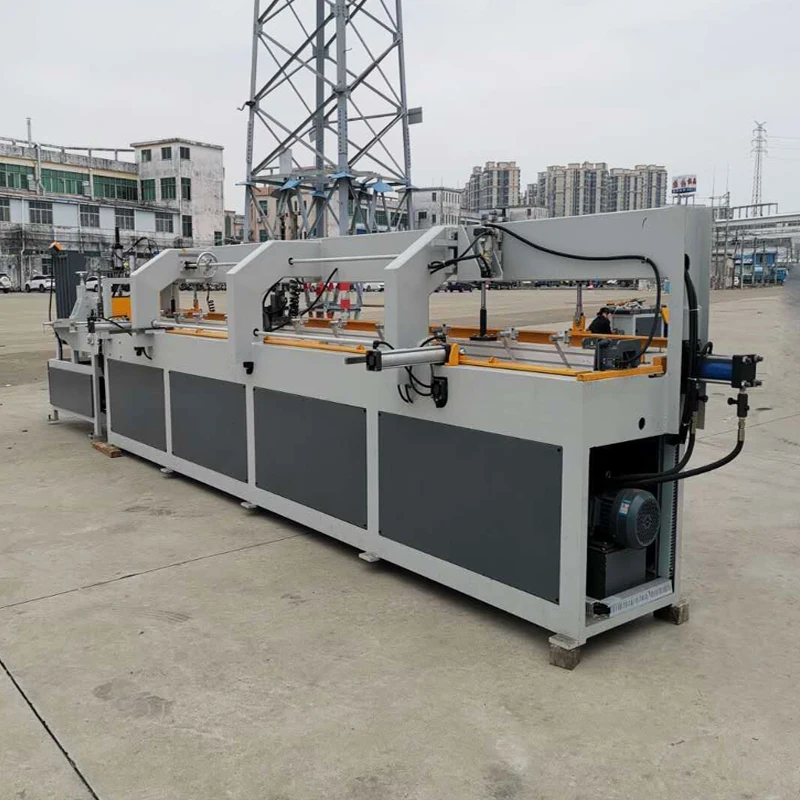 
high speed horizontal woodworking semi automatic finger joint line 