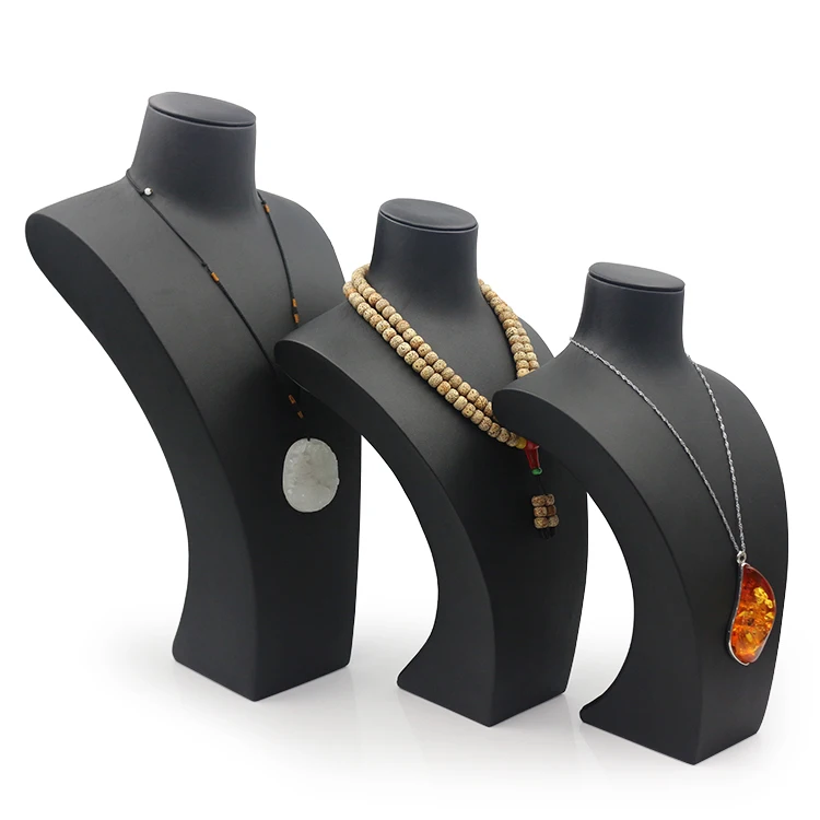 TA MINGREN искусственная кожа портрет ожерелье стенд держатель ювелирные изделия манекен бюст шея дисплей