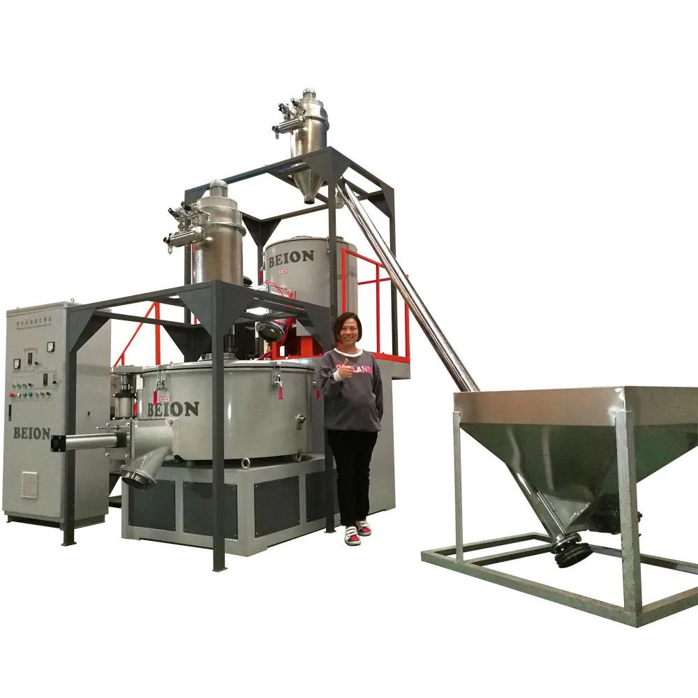 MUYBIEN Automatic PVC Powder Mixing Unit with Screw Loader
