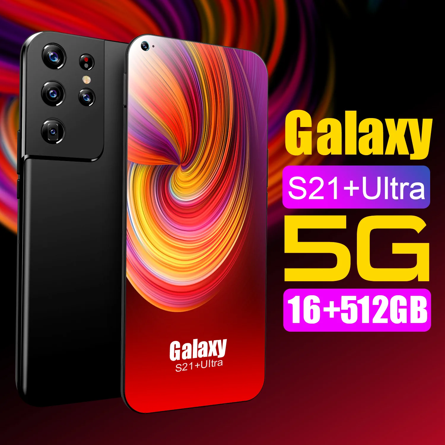 Смартфон S25 U1 7 3 дюйма 10 ядер 12 + 512 ГБ 4K HD GPS-навигация 5G Android 24 48