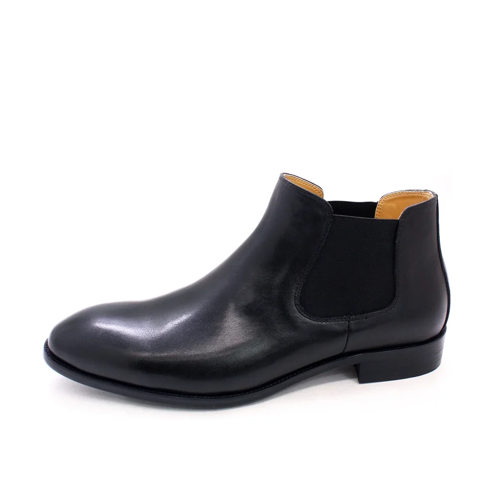 Ankle Boots Men Genuine Leather Shoes Casual Business Dress Shoes Men For Wedding Party Office Fashion Shoes