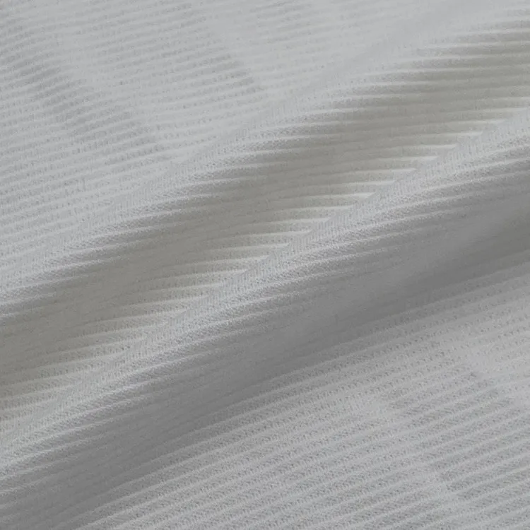 Microfiber Cotton Spandex Plain Knitted Fabrics Custom Cotton Spandex Pointelle Knit Fabric For Clothing