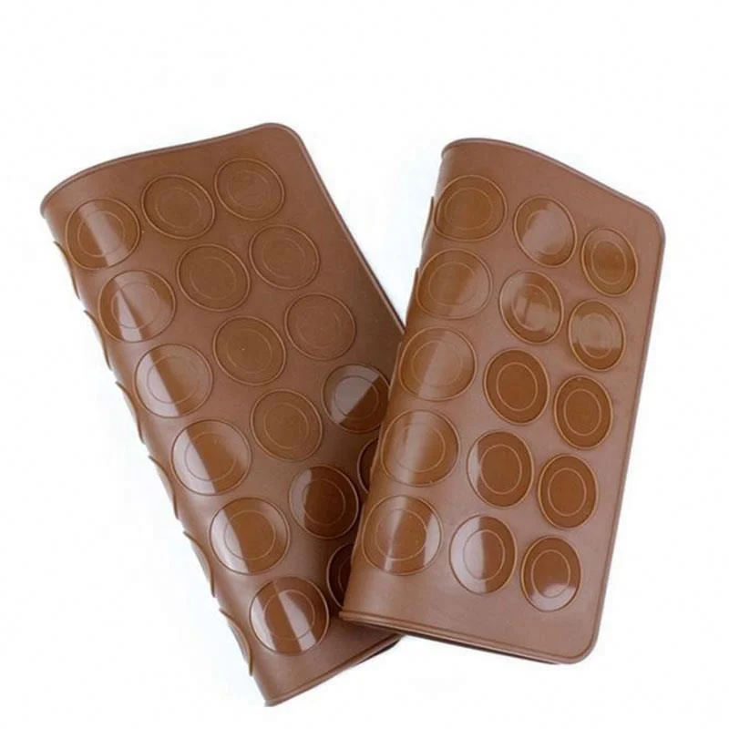 Factory Wholesale 26*29cm Microwave Safe Silicone Baking Macaron Mat
