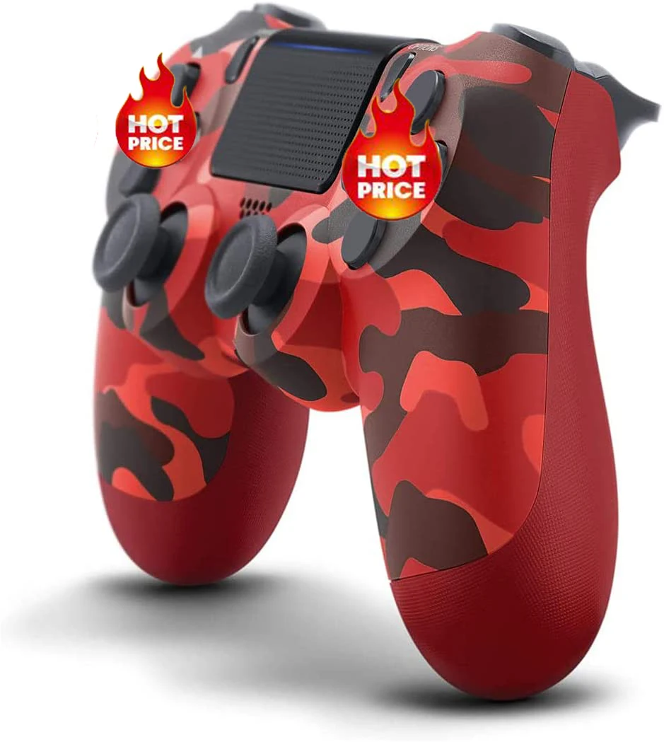 Беспроводной игровой контроллер совместим с PS4/ Slim/Pro модернизированным джойстиком Red Camo