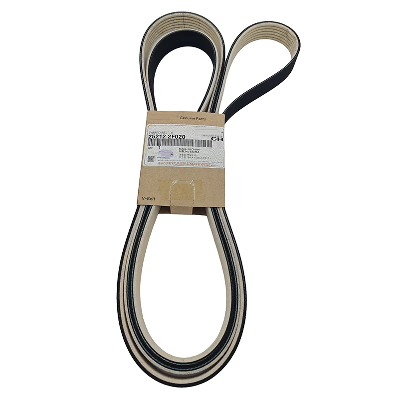 Professional Manufacture High Quality Original generator V-belt 25212-2F020 252122F020 25212 2F020 for hyundai kia