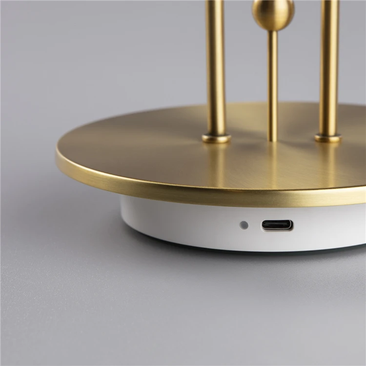 Dining Bedroom Bedside Portable Dimmable Desk Lamp Christmas Decoration Rechargeable LED Table Lamps For Hotel Bar