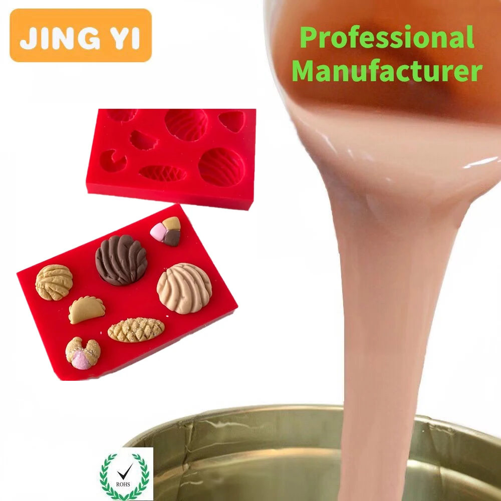 Manufacture and supply of silicone for over 23 years liquid rtv silicone for Cake Chocolate molds food grade silicone rubber