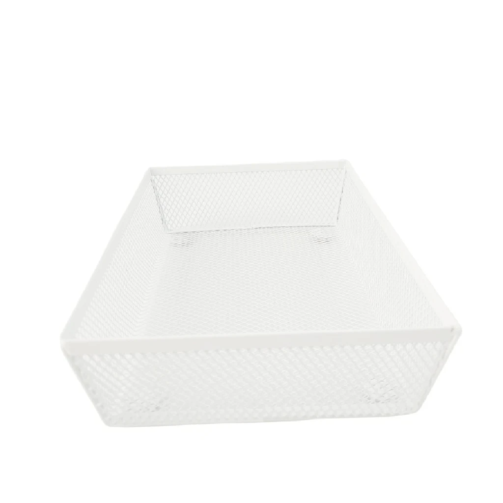 White Kitchen Cabinet Storage Holder Dinnerware Cutlery Organizer Kitchen Accessories Knife, Fork, Spoon Storage Basket for Home