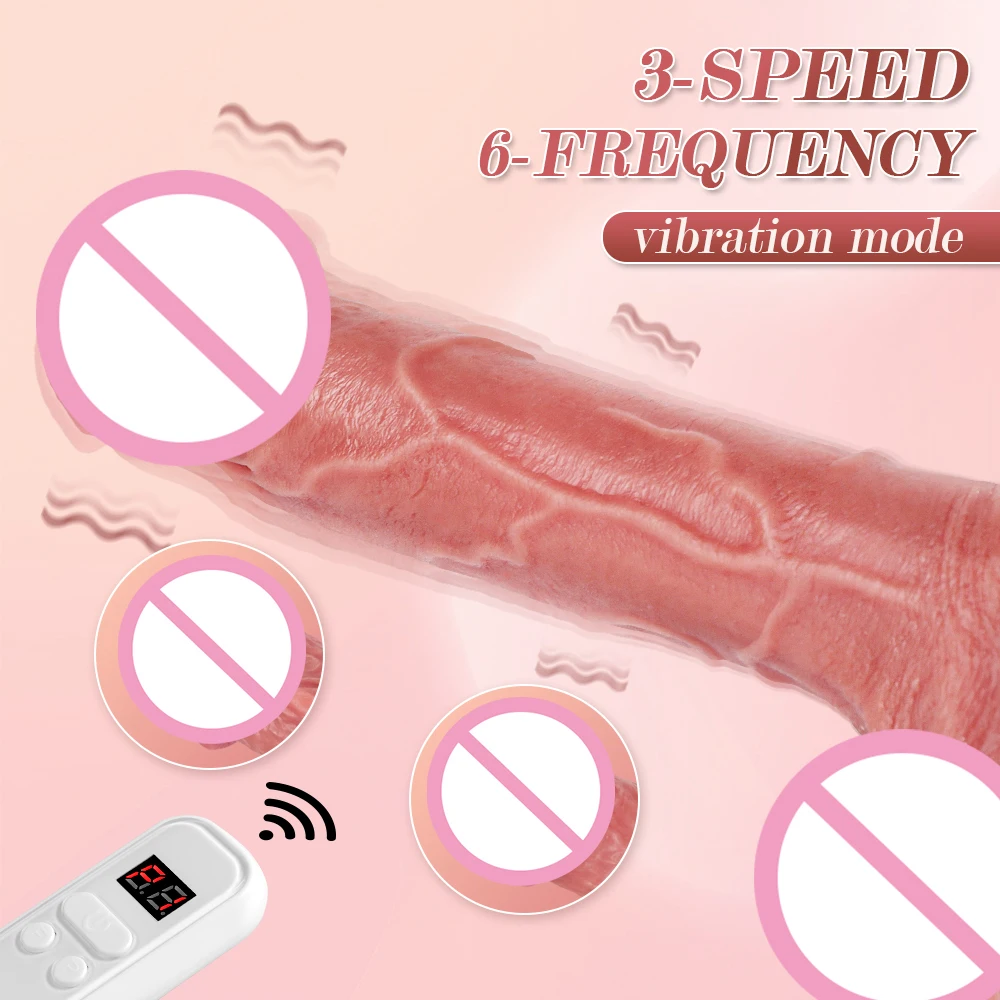 XISE Woman silicone penis  Adult Sex Toys Realistic Dildos G Spot Anal Vibrator 5 Vibrating Modes dildo vibrator for women 22cm