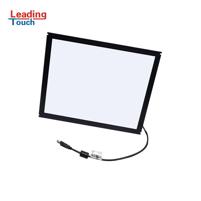 LeadingTouch Factory Direct Sales 19 inch High Quality IR smart interactive infrared touch screen frame 10 Points