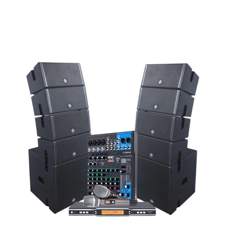 Professional Dual 5 inch Mini Line Array Speaker Sound System Coaxial Speaker for Meeting Room Morin Cox-5.4