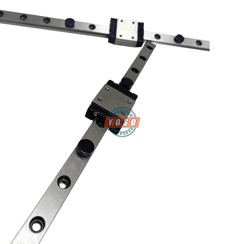 Micro Linear Servo Actuator Sliding Table CNC with Motor Moving 50mm Micro Stepper Motor Linear Guided MGN3C MGN5C MGN7C