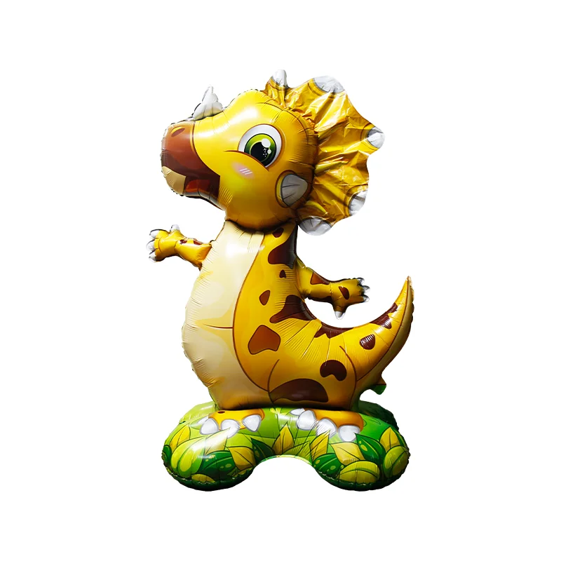 Wholesale Crocodile Large Automatic Sealing Standing Up Animal Foil Balloon Dinosaur Birthday Balloons for Party Decoration