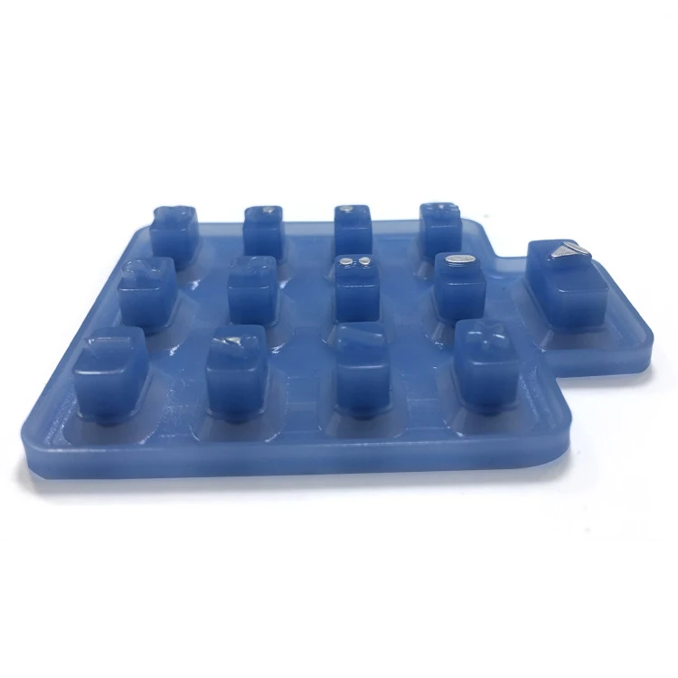 Factory custom unique design silicone rubber button keypad silicone membrane switch silicone keyboard