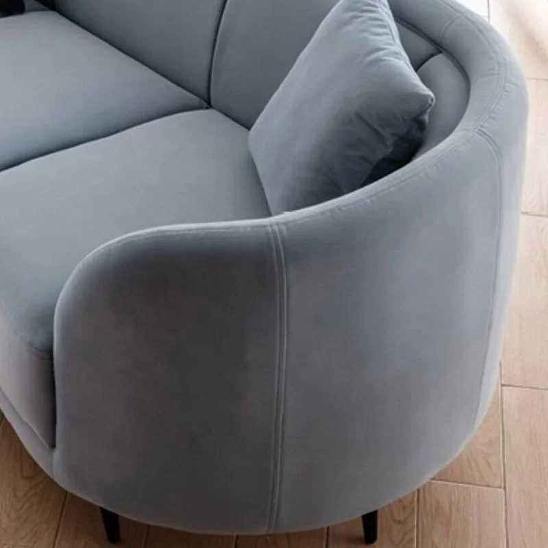 Modern luxury fashion living room cloth sofa durable furniture three person leather sofa