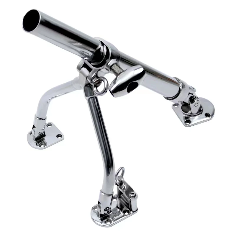 Shanghang Pair of Fishing Rod Holder Boat Rods Holder Folding Holder with knob and base Adjustable Fishing Rod Racks