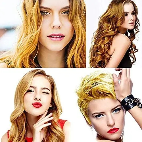 Temporary Hair Color Wax with Blue Color 120g