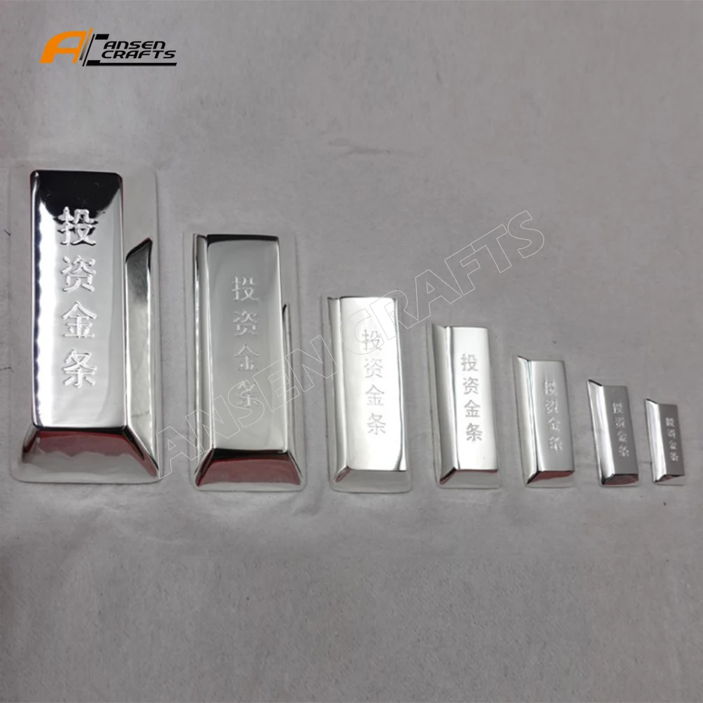 
Wholesales Funny Gift 10oz Gold 24K Fine 9999 Pure Golden United States Bars for Sales Gold Bullion Collectible Ingot 