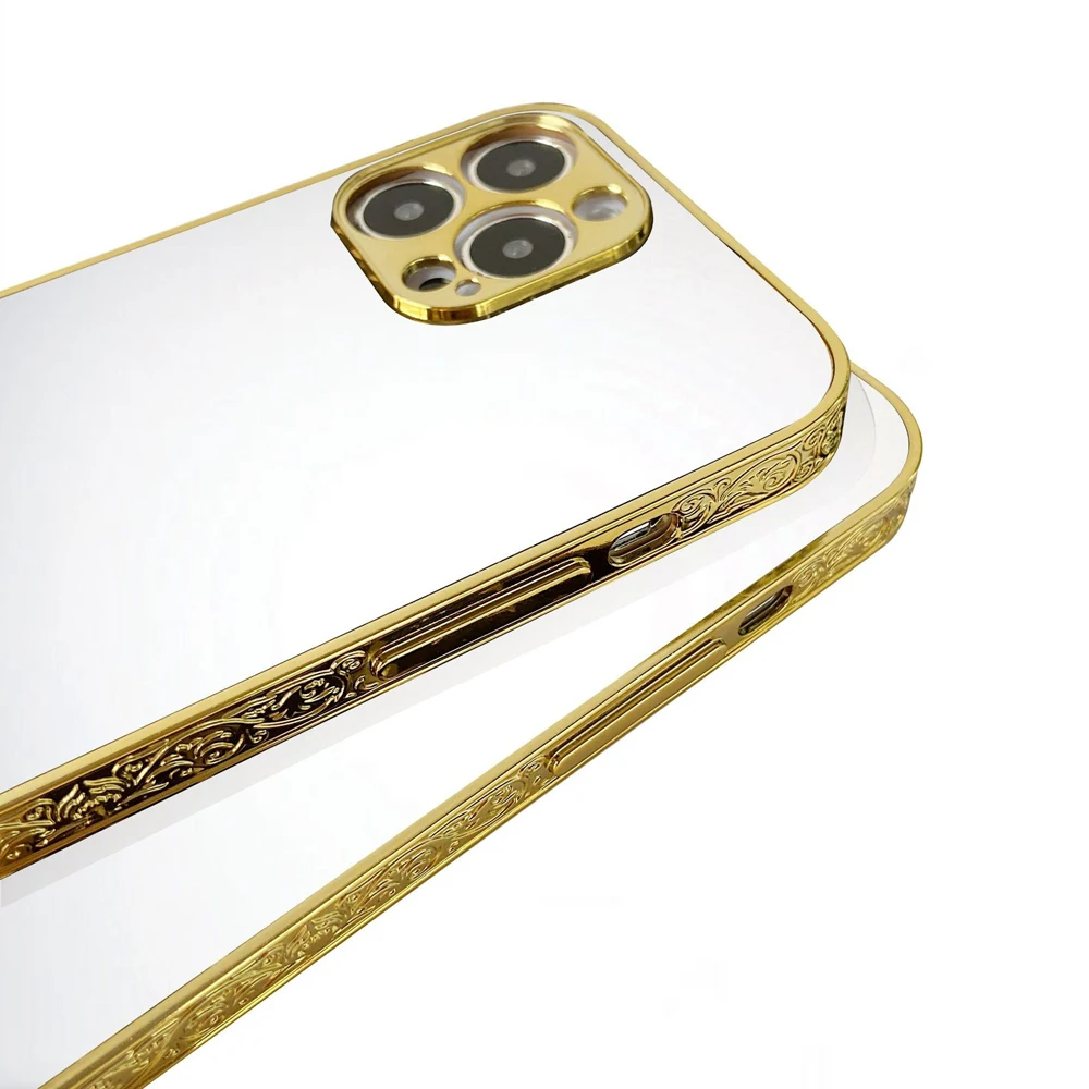 Heat Transfer Aluminum Phone Covers 2d Tpu 2 in 1 Electroplated Blanks Sublimation Phone Cases For Iphone 14 13 pro max 12