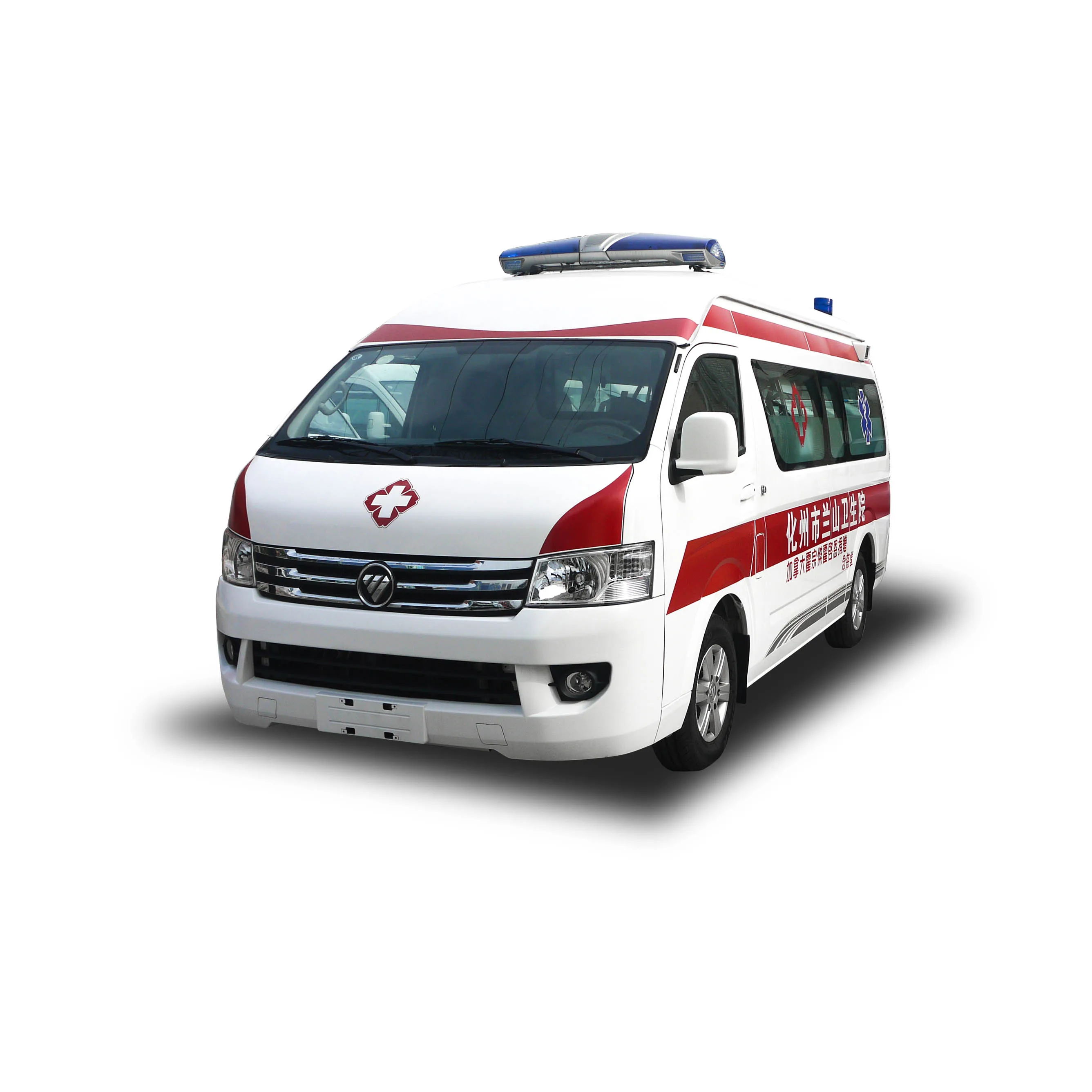 Cheap Emergency Transport Ambulance Vehicle FOTON G7 Monitoring Medical ICU Ambulance Car Price for Sale