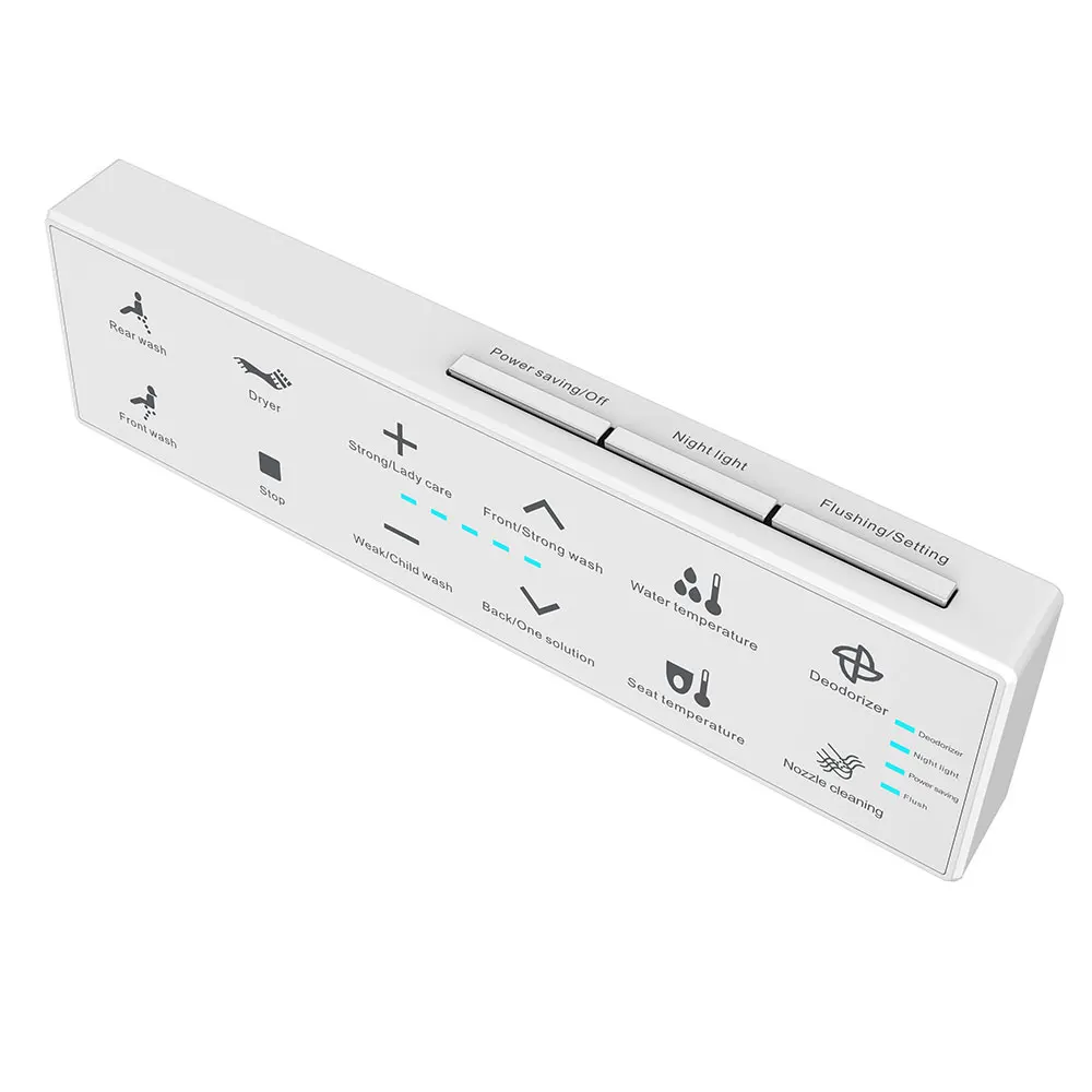 Toilet accessories waterproof rating IPX4 2.4G wireless remote control smart toilet