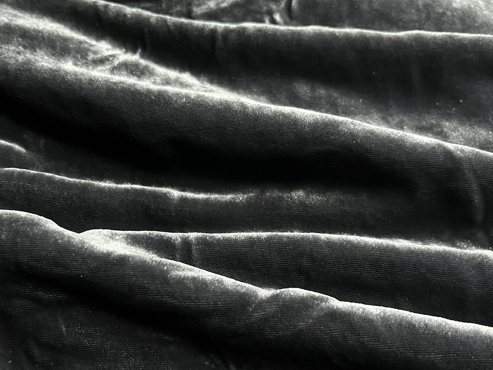 MIZUDA High Quality Rayon Silk Velvet Fabric Custom Color for Women Dress Blouse Soft hand-feel