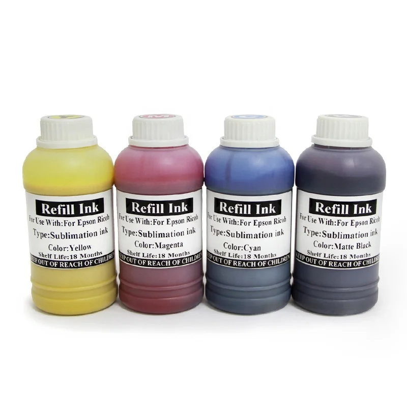 Ocbestjet 500 мл/бутылки 4 вида цветов сублимационный картридж с чернилами для Ricoh SG 2100n GC21 GC31 GC41