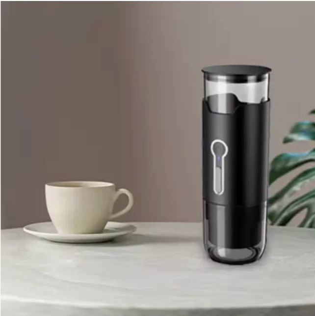 Italian mini small battery car powered capsule coffee machine USB charge espresso electric portable manual coffee maker