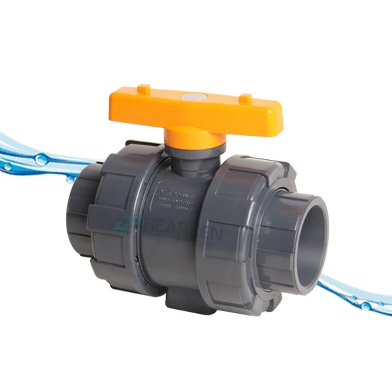 1/2' - 4' Inch 2 Way Pipe Fittings Electric Plastic  PVC UPVC Ball Valve Price