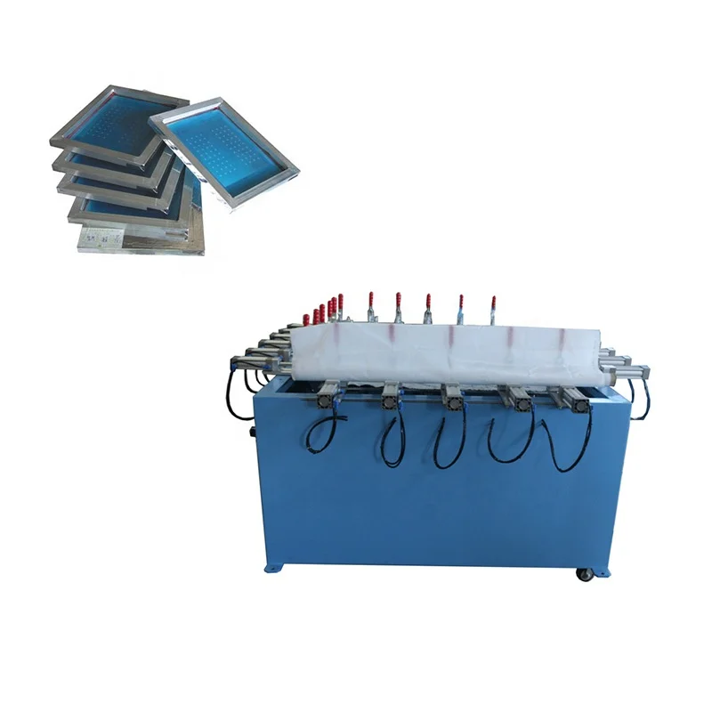 Silk Mesh Tighten machine for Nylon silk screen frame stretching machine