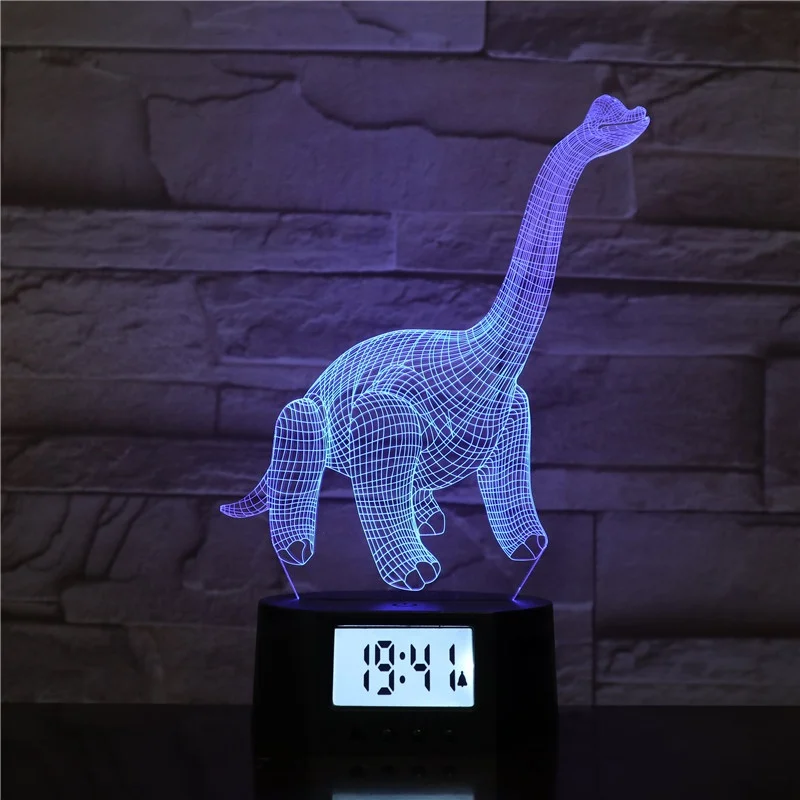 
KS 3D-1031 Creative Decorative Led Touch Sensor 3d Acrylic desk Lamp Dinosaur for kids gift 