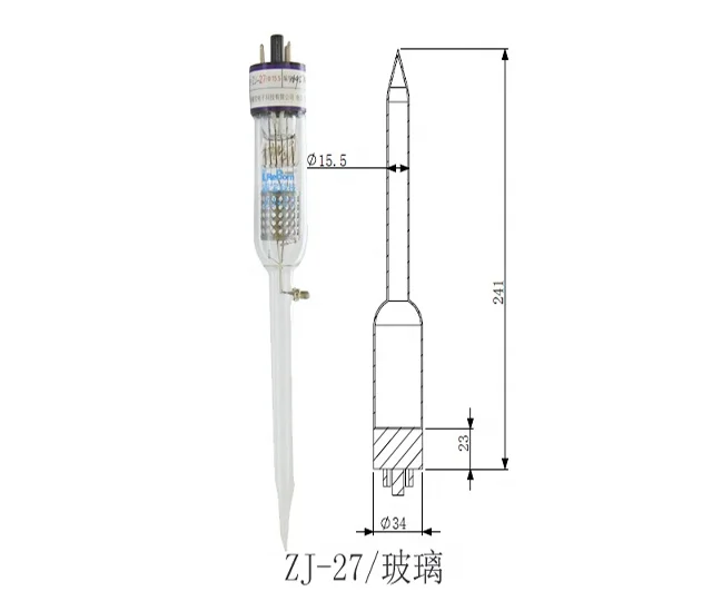 China Chengdu Reborn ZJ 27 thermal vacuum gauge tube for vacuum metalizing machine/ZJ 27 CF35 /KF40 gauge tube (60600185469)
