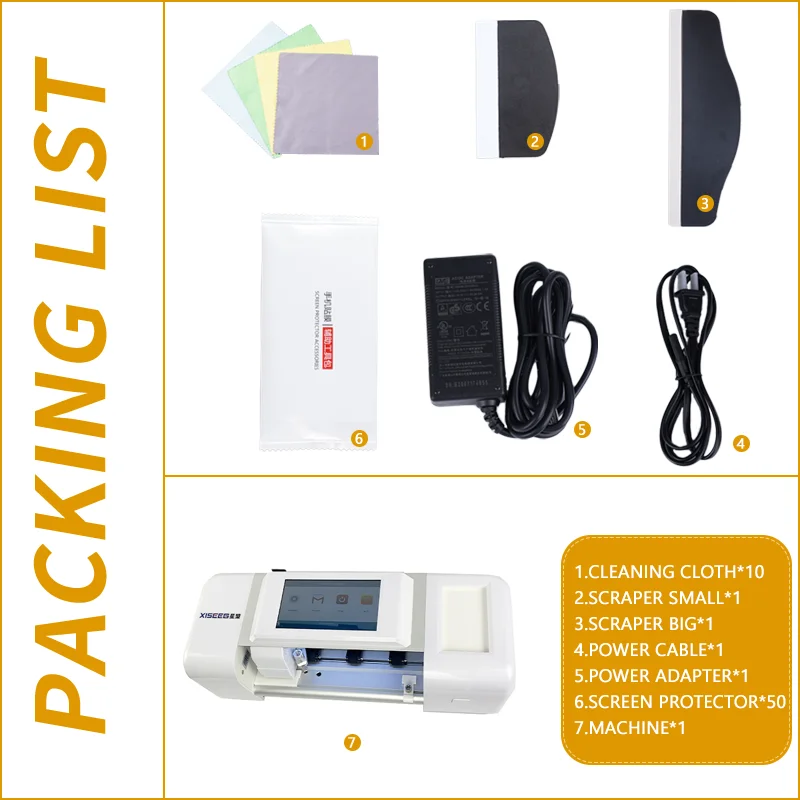 mobile phone screen protector die cutting machine  screen film back stickers cutting machine WIFI cutting machine