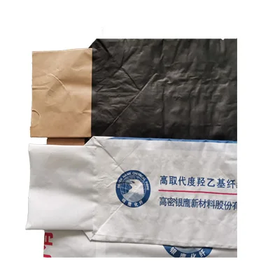 Square bottom kraft paper sack valve paper bags agricultural chemicals powder bag air permeability without powder leakage