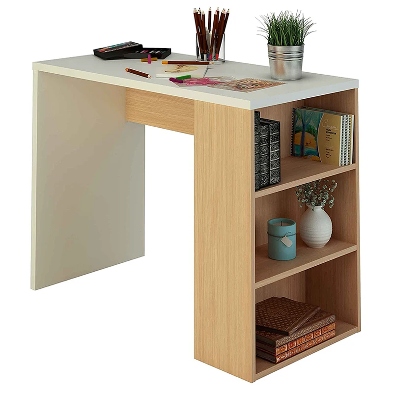 
Computer table wooden modern office desk factory sale home computer desk 