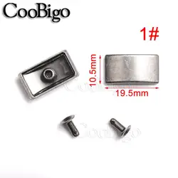 100sets/Pack Pewter Punk Studs Rock Rivet Spikes Bracelet Garment Shoe Bag Pets Collar Leather Craft Parts Lip X Shape #GZ126