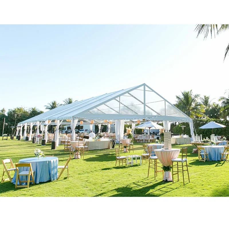 High Quality Pole Tents White 20X50M Marquee Aluminum Event Wedding Party Tent