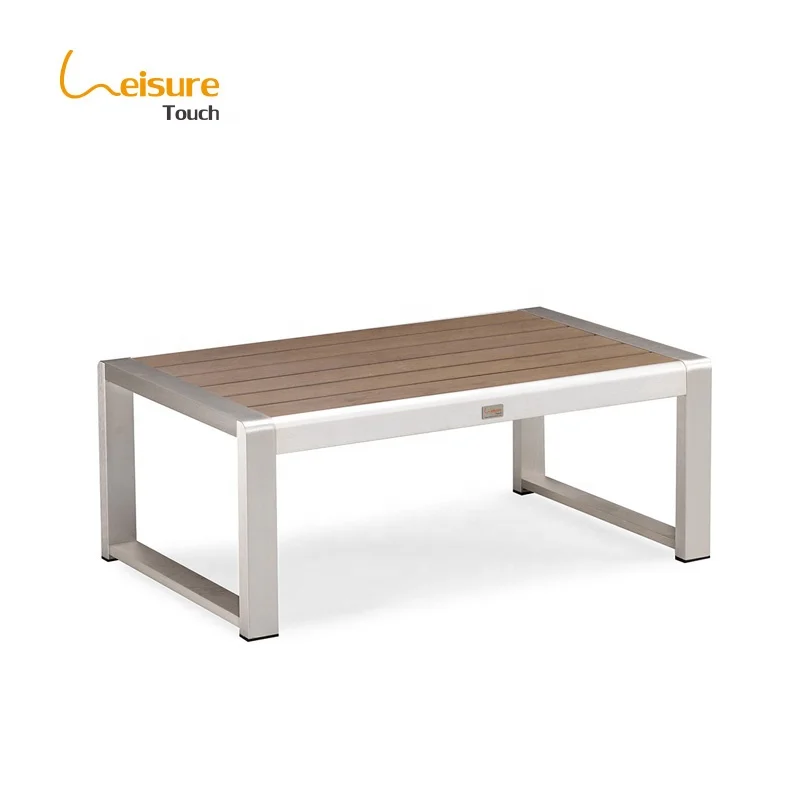 Chaise lounge  L shape modern  foshan outdoor  furniture brushed aluminum patio loveseat sofa