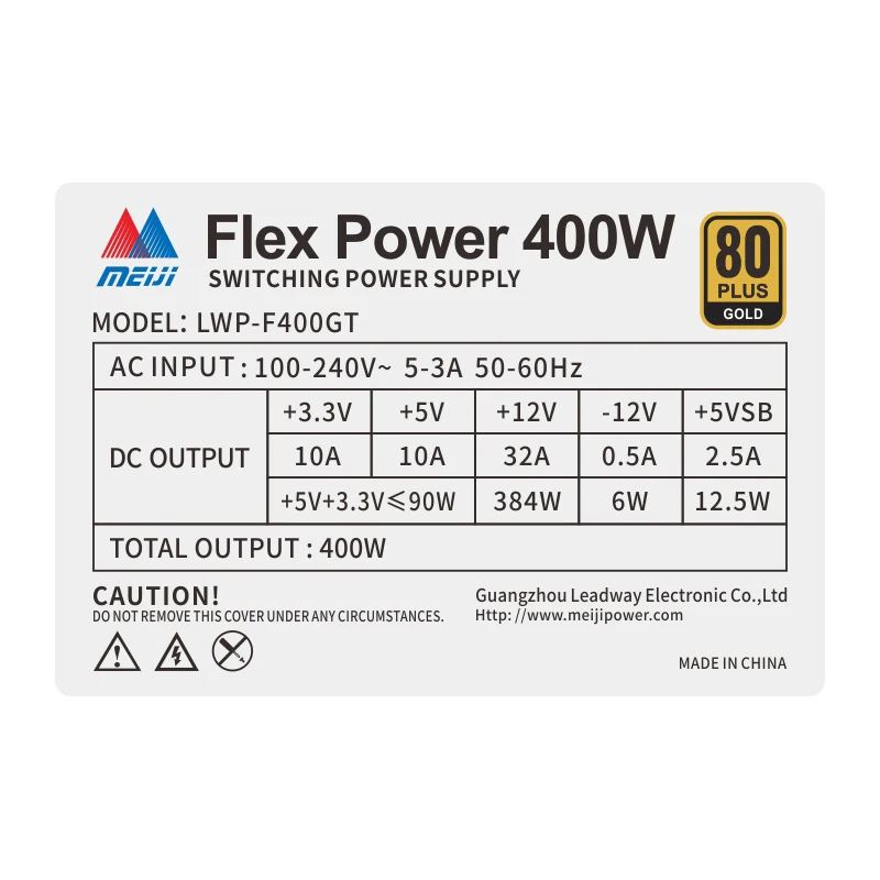 Factory Sale OEM ODM ATX Flex Power Supply 400W,Active PFC,80 Plus Gold,92%+ PSU