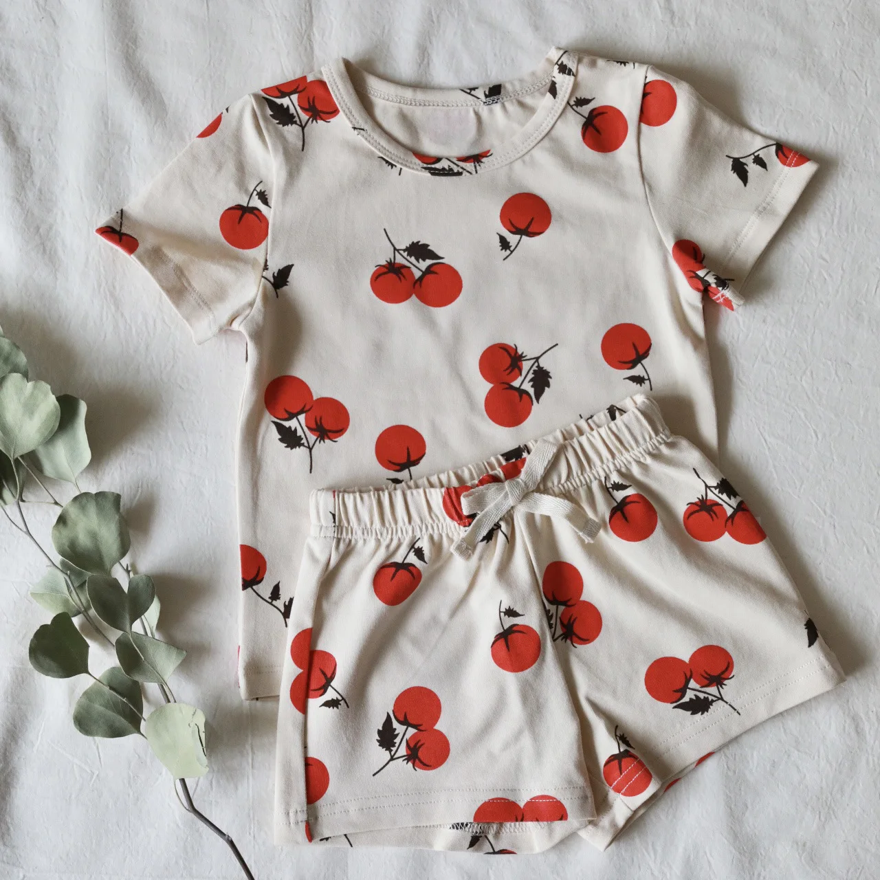 Children Summer Casual Suit Baby Kid T-shirt Printed Shorts Suit Boy Two Piece Set