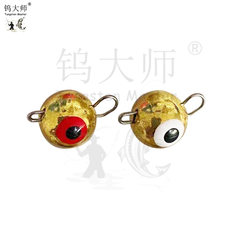 20years Fishing Accessories Factory Direct Supplies Wholesale Tungsten Fluorescent Coating Cheburashka Fishing Weights
