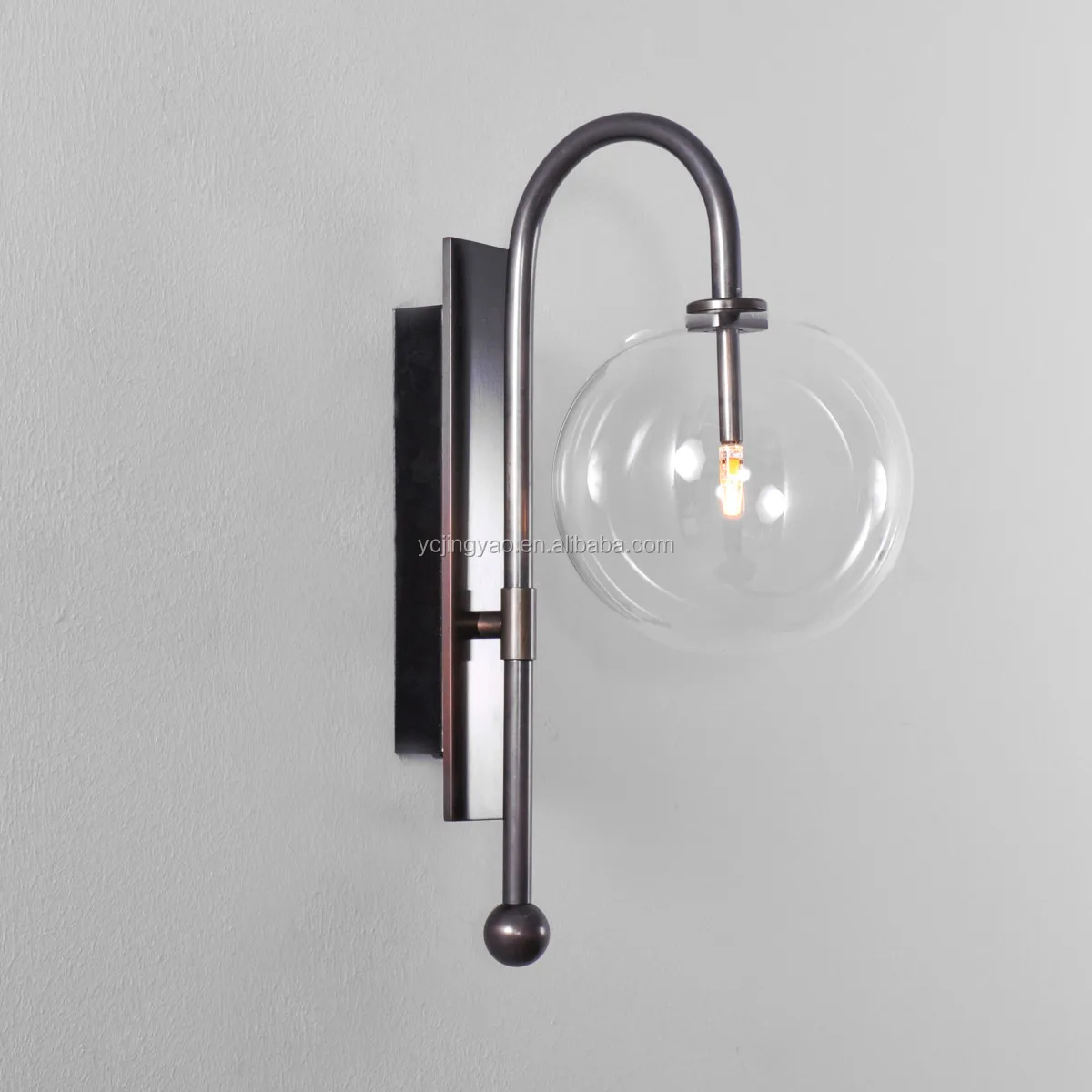 200mm/250mm/300mm/350mm Clear Glass Globe Ball Sphere Light Shade Lamp Covefor Light Fixture