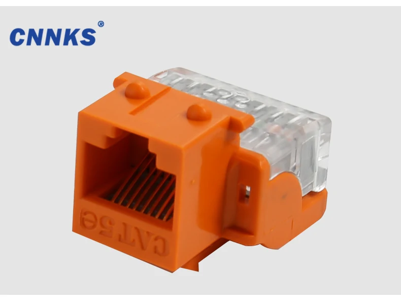 Hot sales cat5e rj45 rj11 utp female keystone jack network module