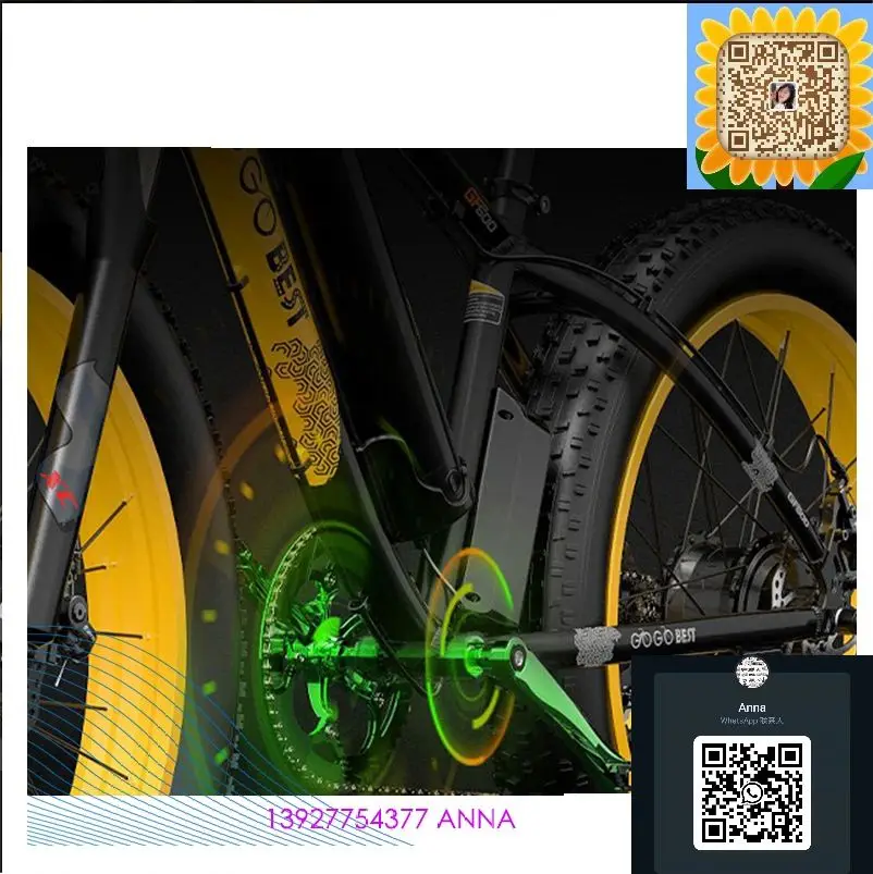 Hot Sale GF600 Aluminum Alloy Frame Fat Tire Foldable Adult 1000w 36v 13ah 26inch Road Dirt Electric Mountain Bicycle