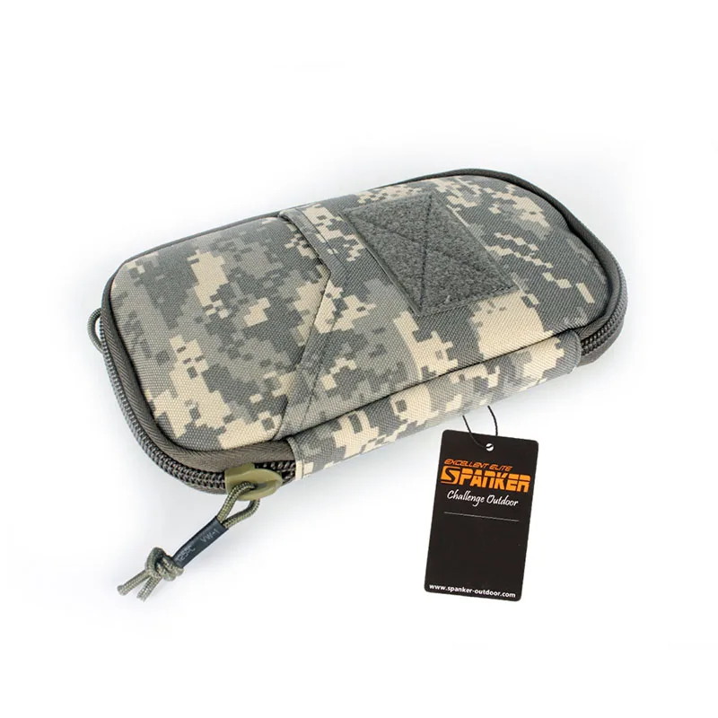 Tactical multicam wallet phone bag credit card holder organizer