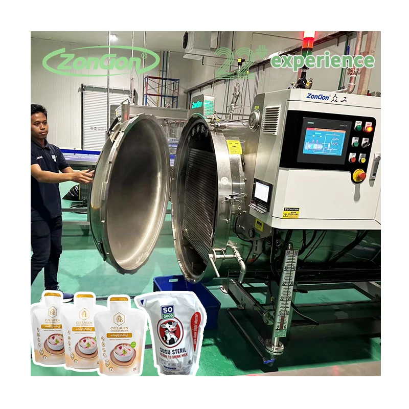 Ready to eat meal Food Sterilizer Retort Autoclave for Tin Canning /Milk Beverage