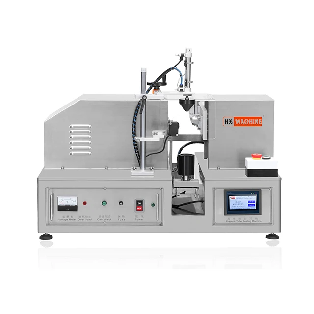 HX-007 Ultrasonic Semi-automatic  Toothpaste Hand Care Cream Plastic Soft Tube Sealing machine