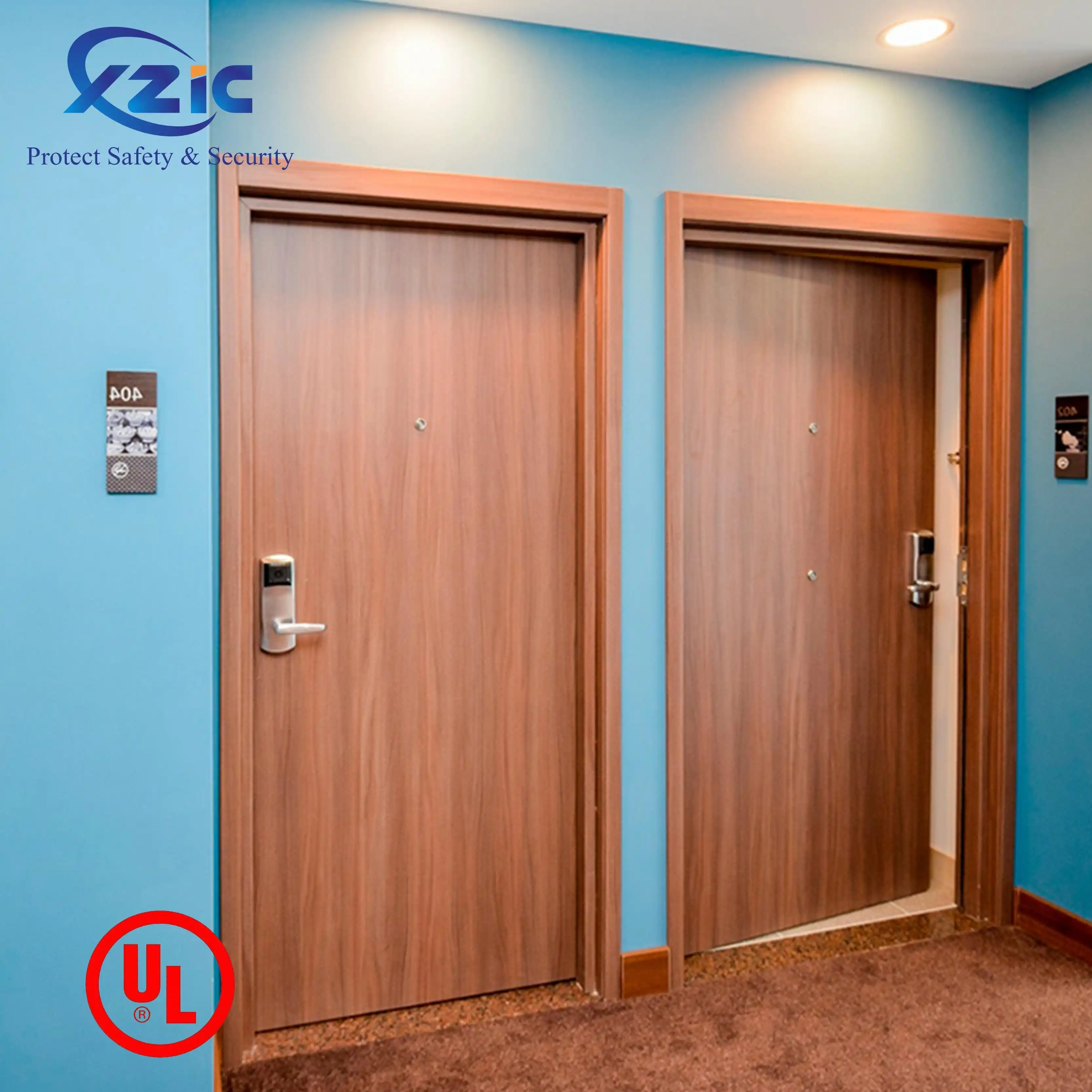 Hot Selling American Style Hotel Door  Manufacturer Hote Fire Rated Door