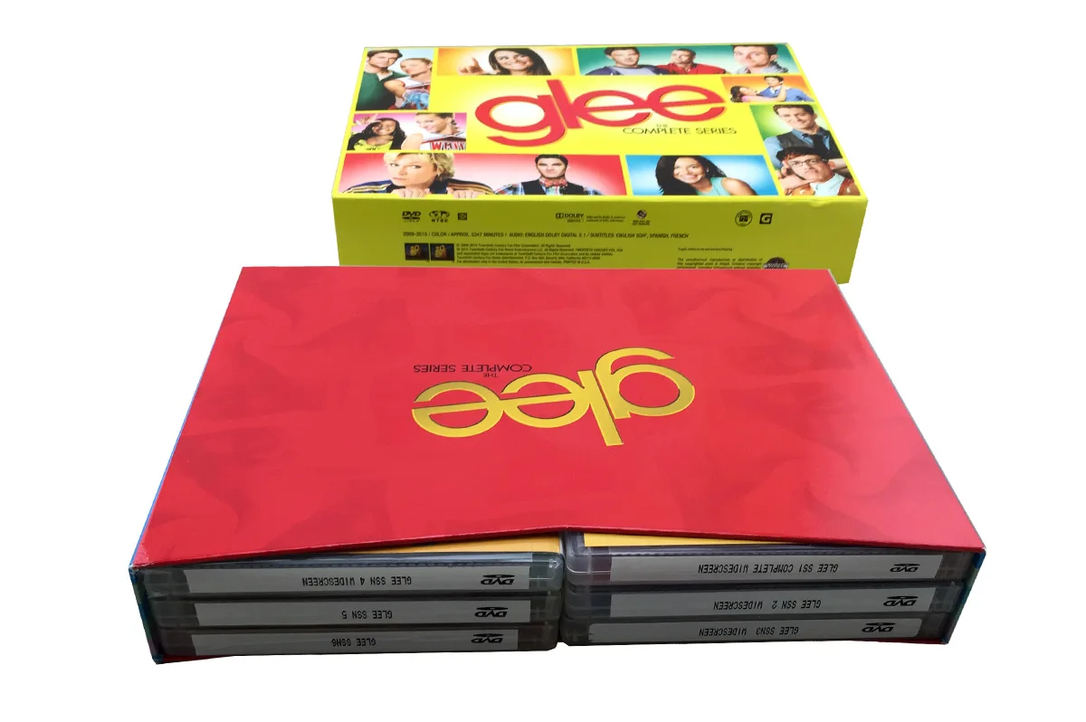 Glee The complete series 34DVD eBay Лидер продаж dvd фильмы Сериалы наборы коробки Бесплатная доставка в США/ЕС/CA Заводская поставка